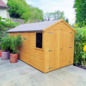 Shire Apex Tongue & Groove Double Door Shed - 12 x 6ft