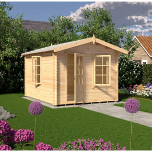 Shire Bucknells Log Cabin - 10 x 12ft