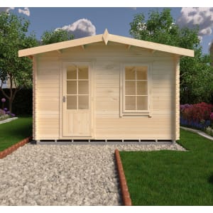 Shire Bucknells Log Cabin - 12 x 8ft
