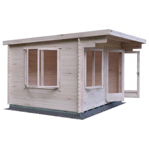 Shire Danbury Double Door Garden Home Office Cabin - 12 x 10ft