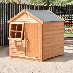 Shire Playhut Wooden Playhouse - 4 x 4ft
