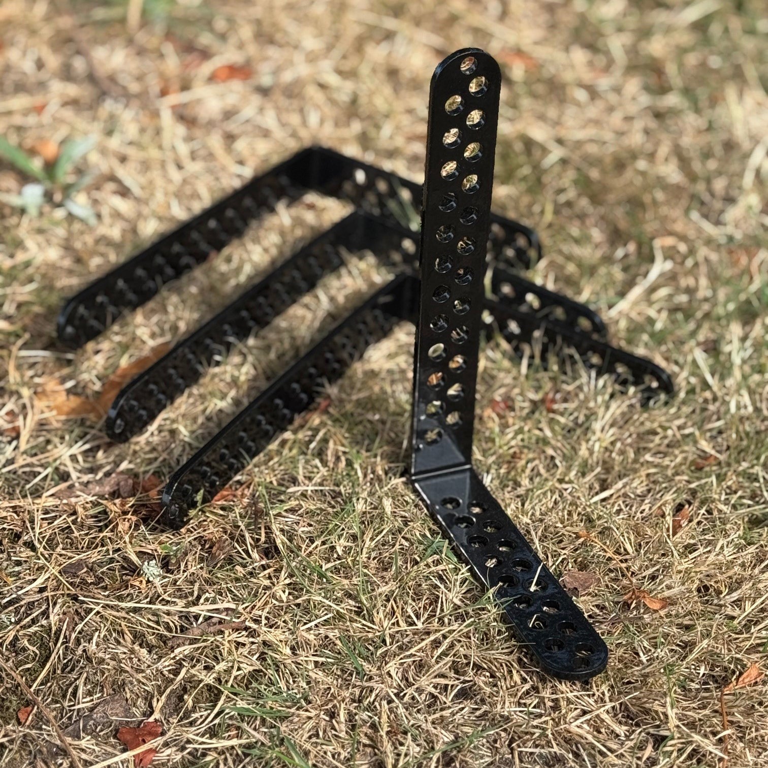 Steel Multi-Purpose Right Angle Brackets (21cm) - Pack of 4