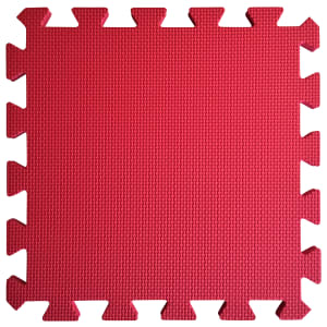 Warm Floor Red Interlocking Floor Tiles for Garden Buildings - 6 x 8ft