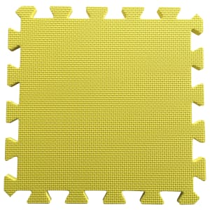 Warm Floor Yellow Interlocking Floor Tiles for Garden Buildings - 5 x 10ft