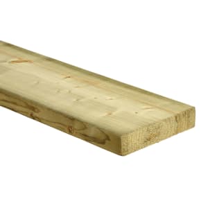 Wickes C16 Treated Kiln Dried Timber - 45 x 220 x 3600mm