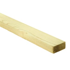 Wickes Treated Sawn Timber - 22 x 47 x 2400mm