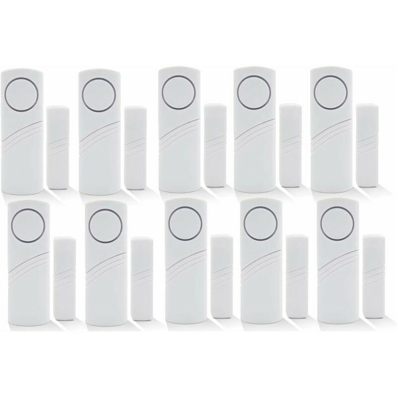 Wireless Home Security Alarm System diy Kit - Magnetic Sensor - Guardian Protector - Window Glass Vibration Security Burglar Alarm for Homes, Cars,