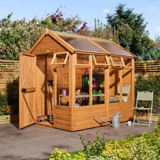 8X6 Timber Growhouse - Rowlinson