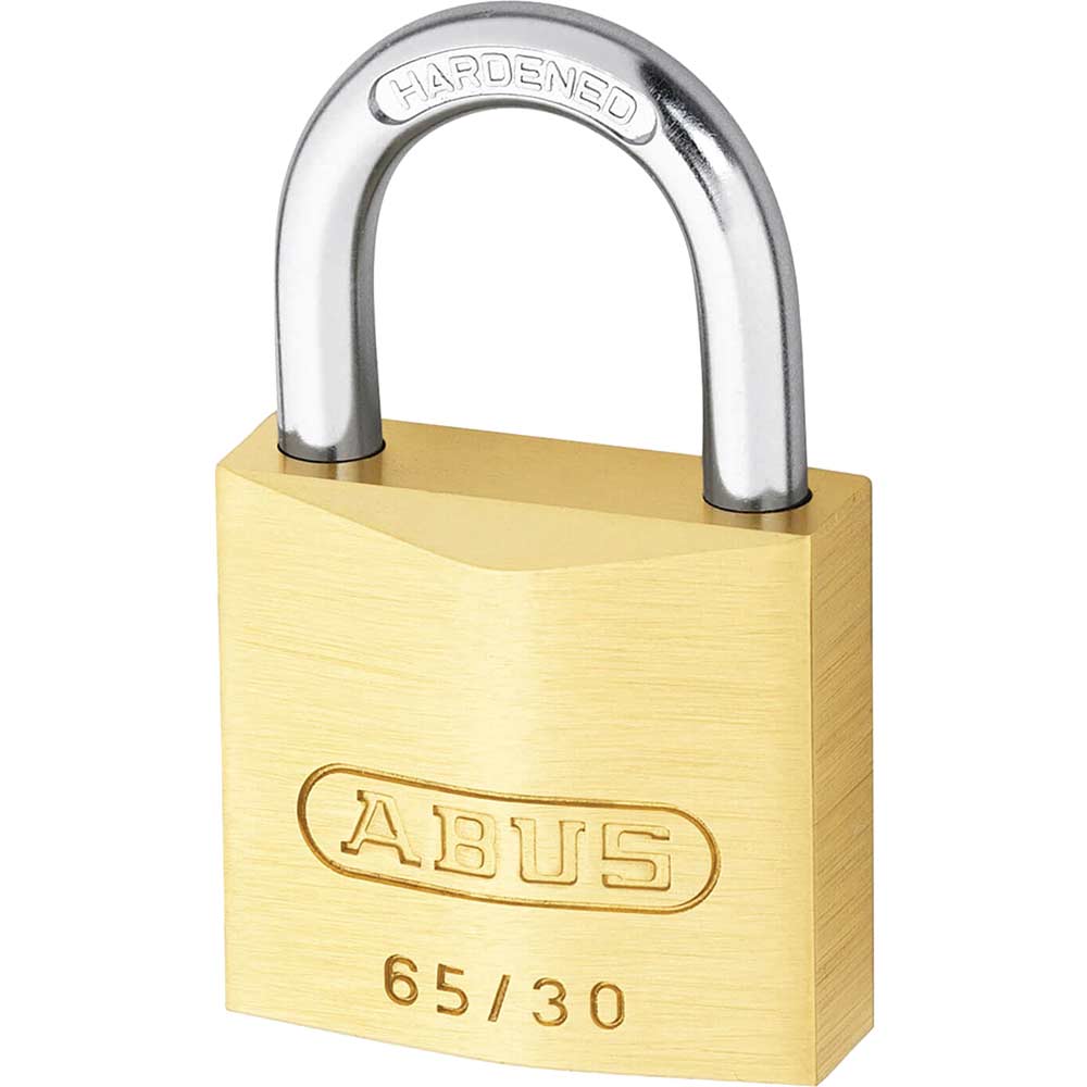 Abus 65 Series Compact Brass Padlock 30mm Standard