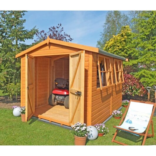 Bison Handmade Garden Shed Approx 12 x 10 Feet