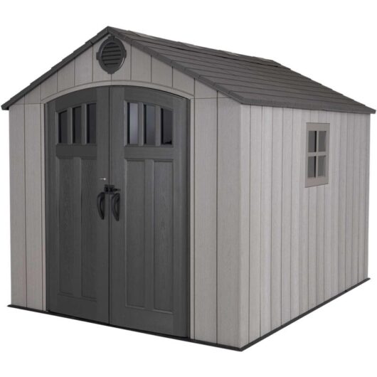 Lifetime - 8 Ft. x 10 Ft. Outdoor Storage Shed