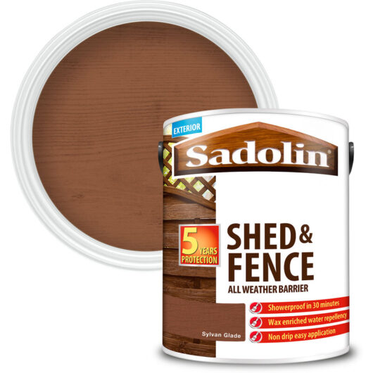 Sadolin - Shed and Fence Protector All Weather Barrier - Sylvan Glade - 5L