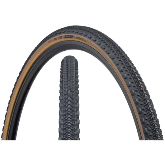 Teravail Cannonball Gravel Tyre Light and Supple Black/Tan Sidewall