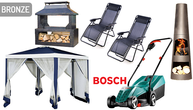 Ultimate Summer Mystery Deal - Sun Loungers, BBQs, Sheds and More!