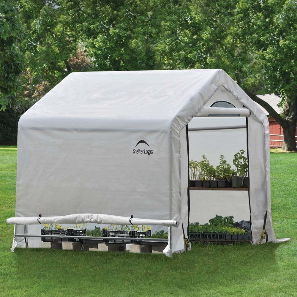Wyck Ripstop Translucent Garden Greenhouse In White 6x6